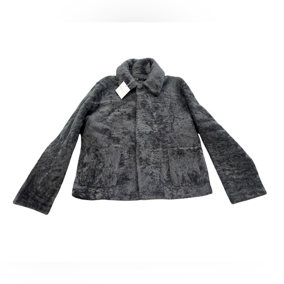 GREY SHEARLING COAT***Pologeorgis****Med. $3800 - Picture 5 of 7